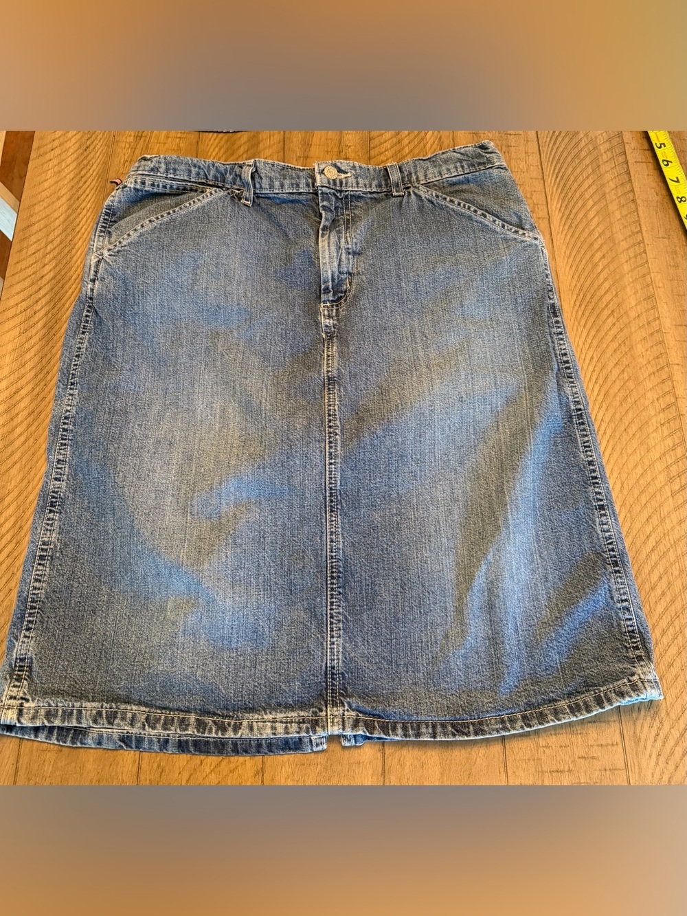 Vintage Ralph Lauren Size 14  Denim Skirt